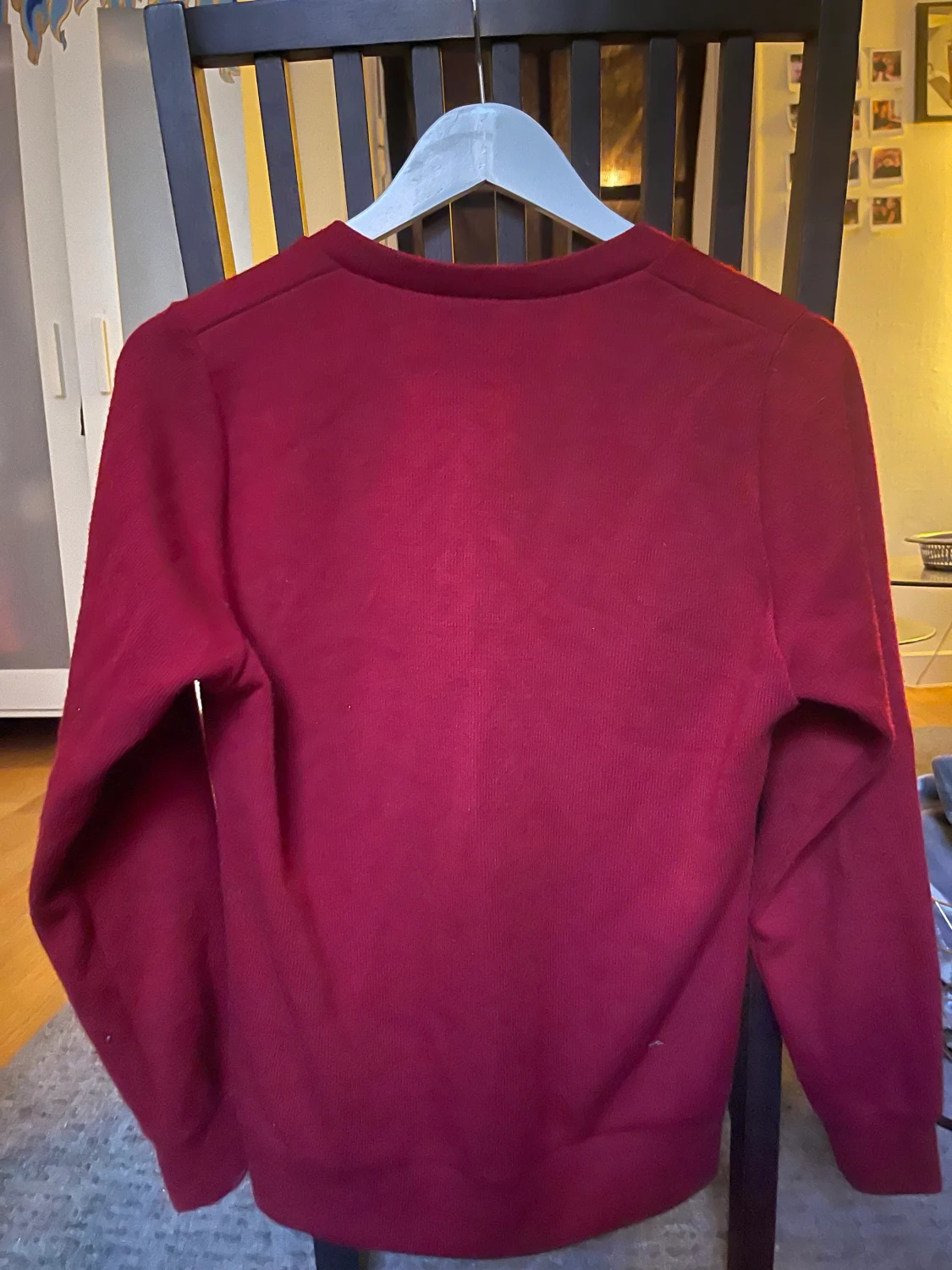 Vinröd sweatshirt/tröja - 90