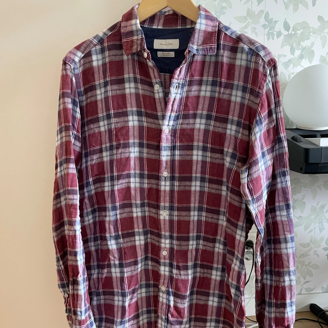 Massimo dutti linneskjorta (M)