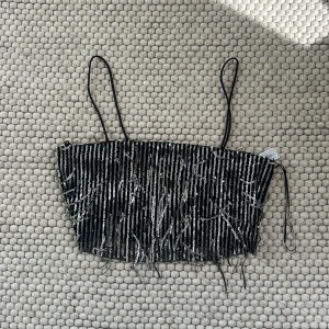 Glitter topp från Zara - Glittertopp från Zara. Storlek M aldrig använd bara provad, prislappen är kvar