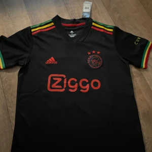 Ajax tredjetröja 2021/22 - Helt oanvänd Ajax fotbollströja med kudus på ryggen. Säljer tröjan på grund av att den är lite för stor för mig. 