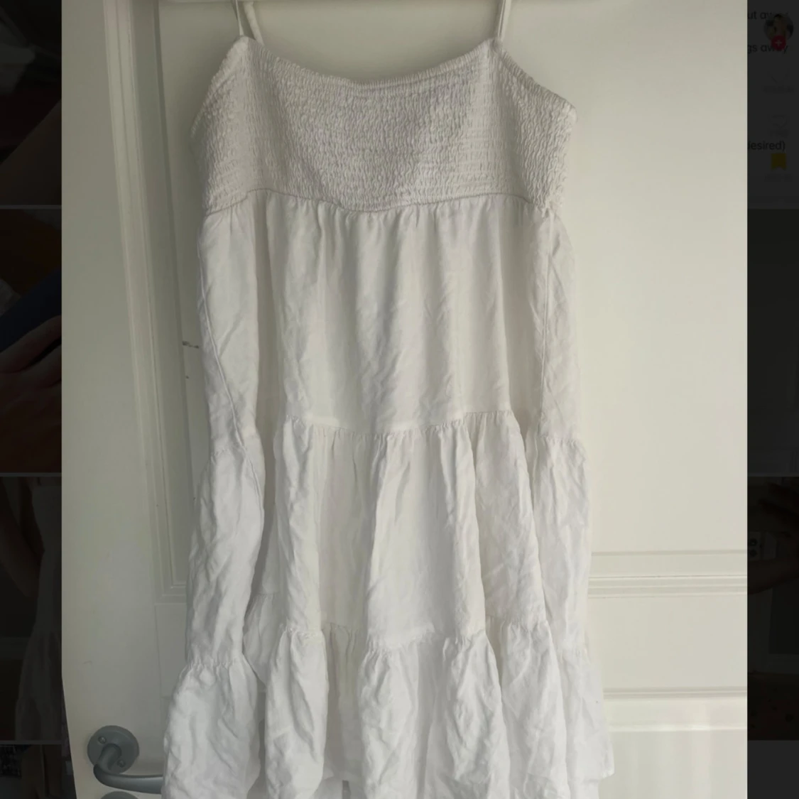Vit klänning  - 91