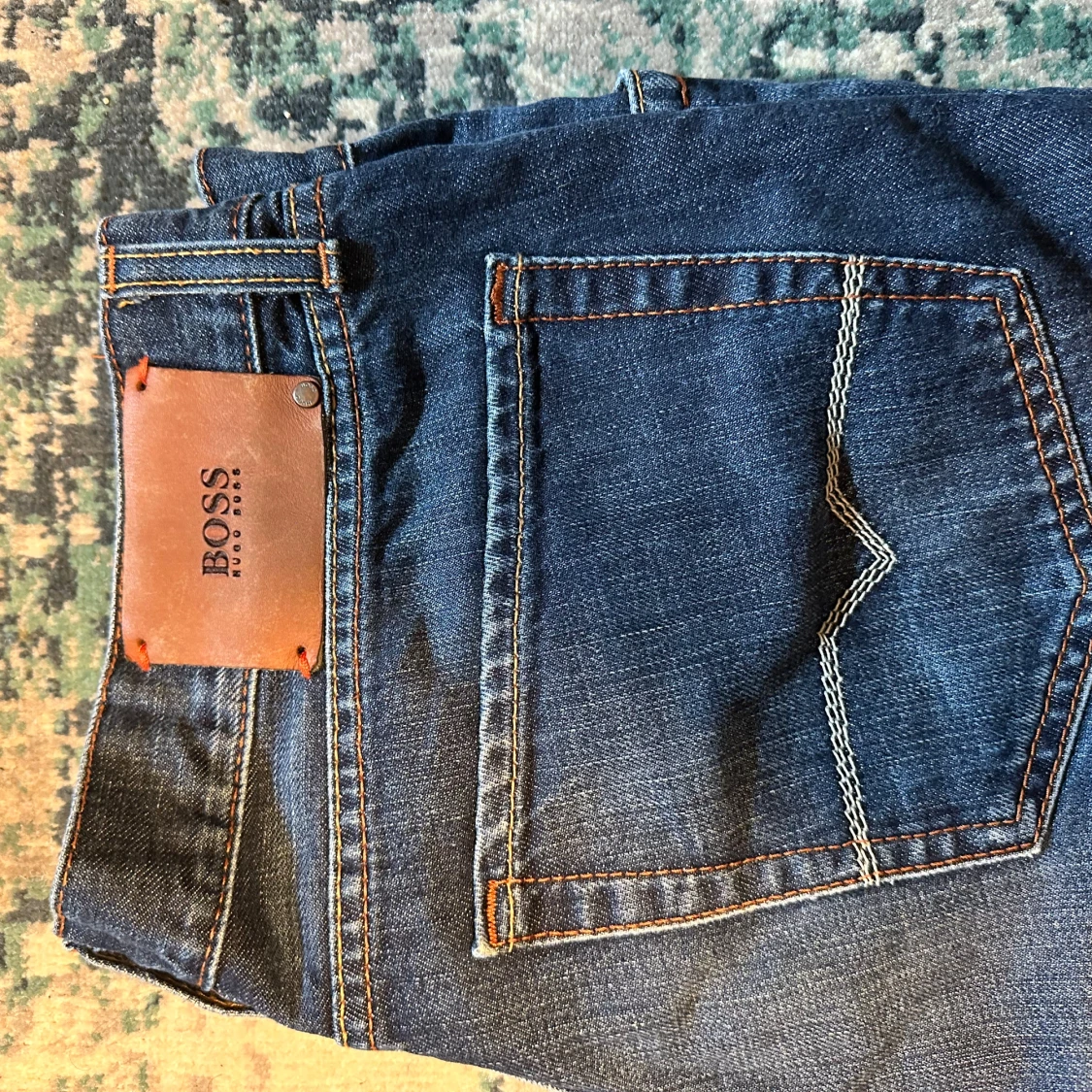 Blå jeansbyxor från Boss - 91