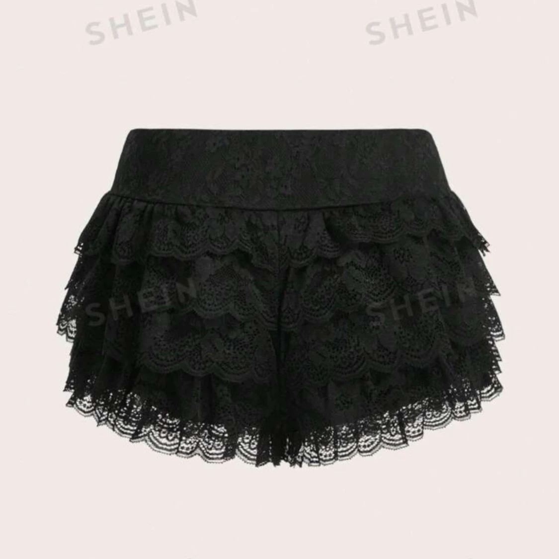 Svart spetskjol från Shein - 90