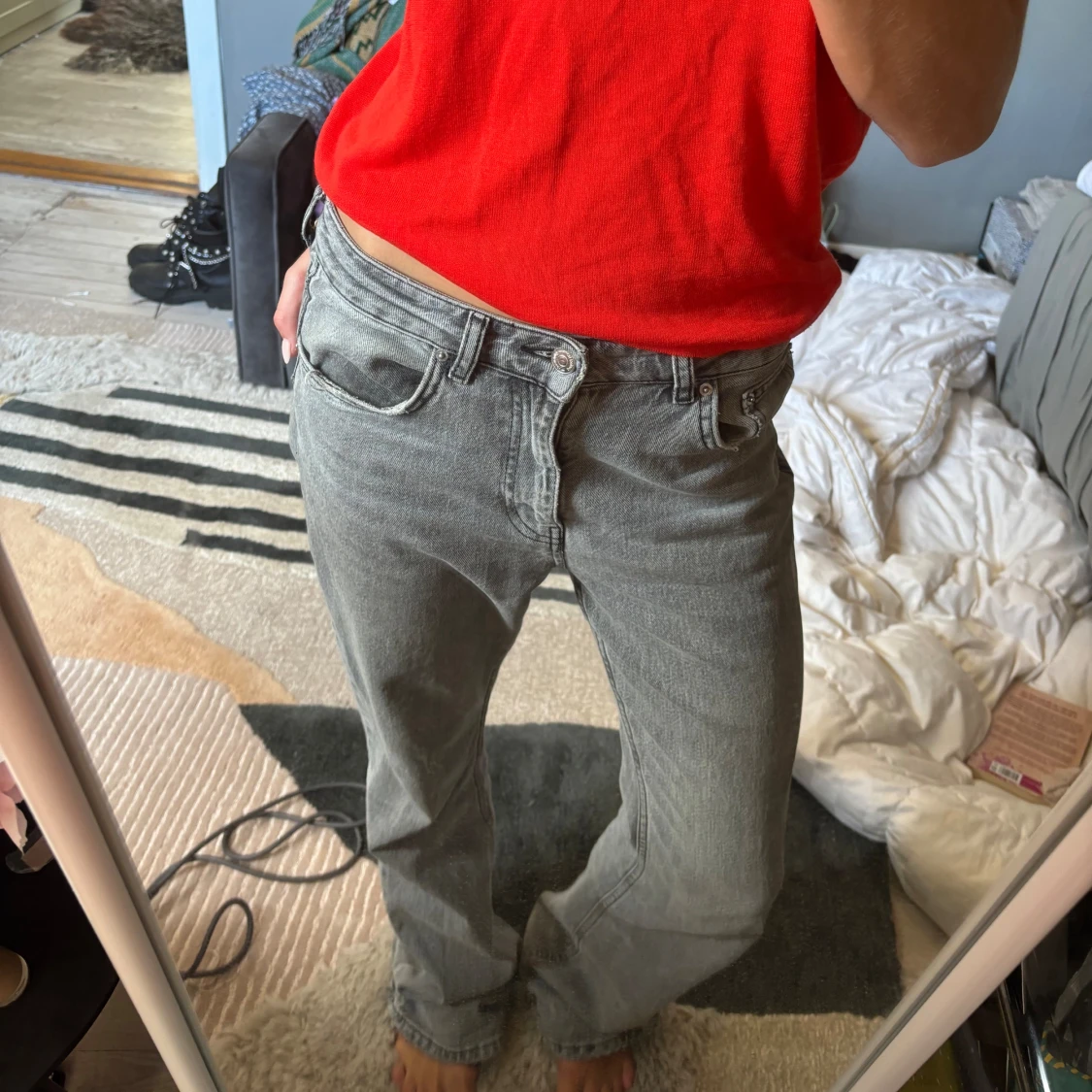 Lågmidjade jeans - 90