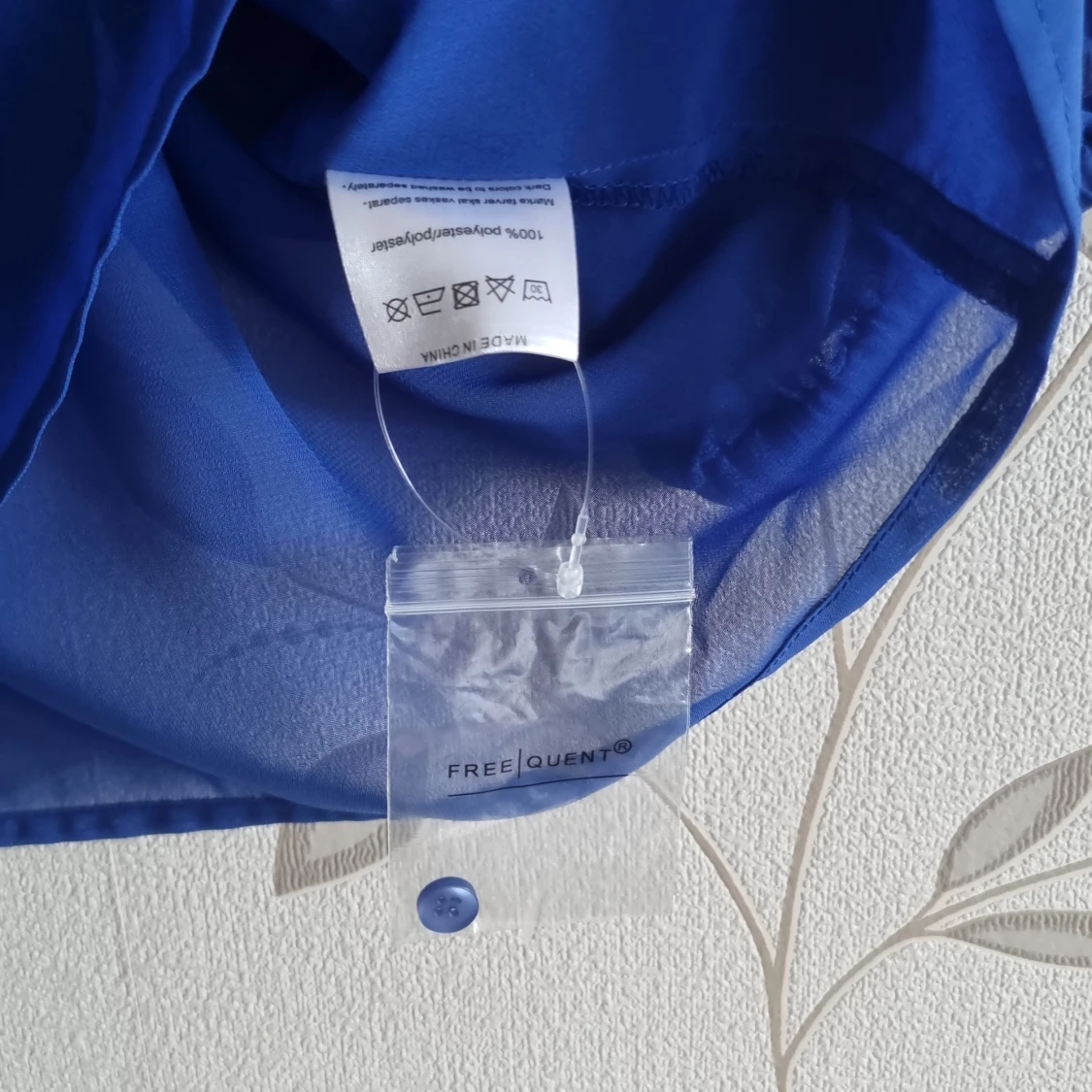 Freequent, blå blus, Strl: XS/34 - 91