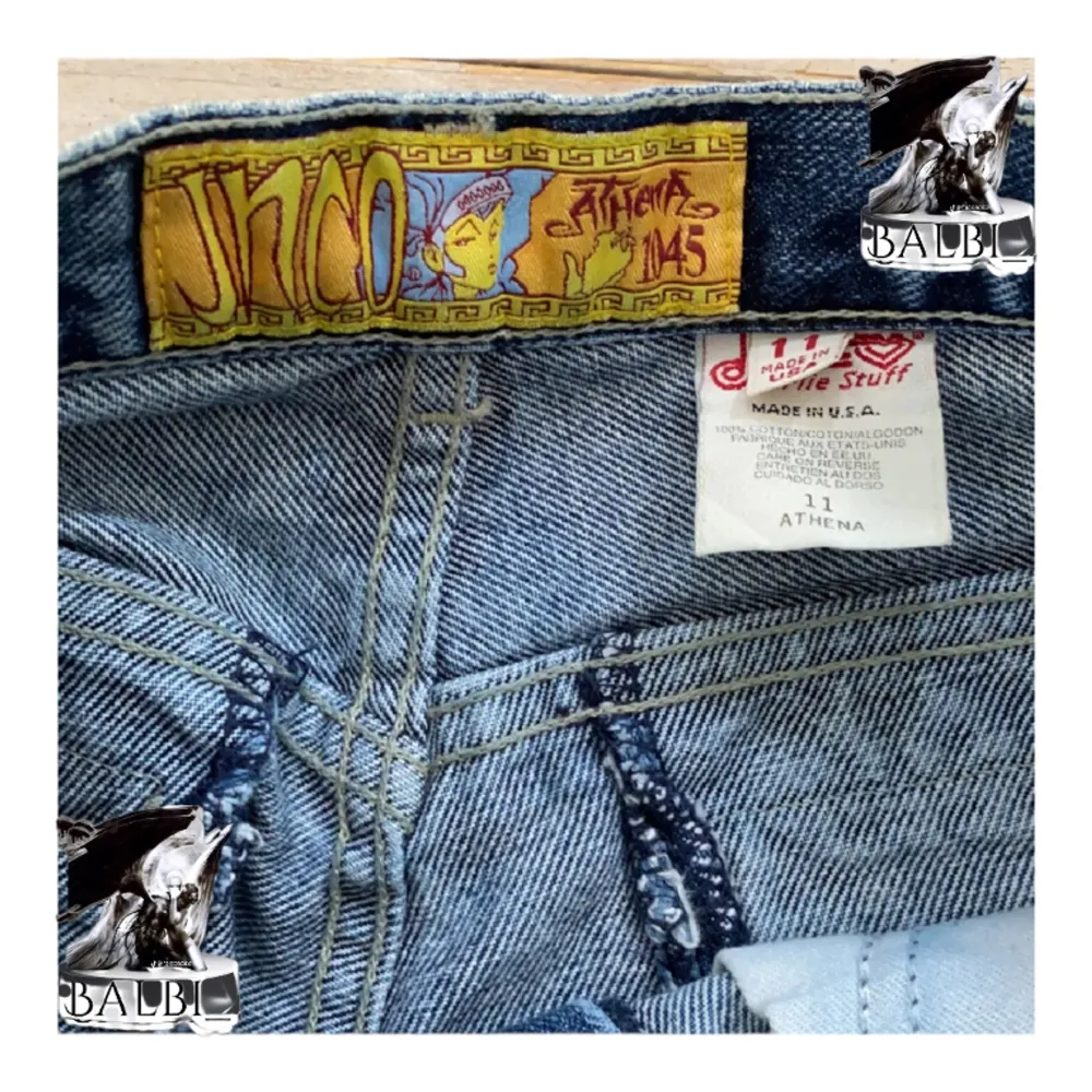 JNCO jeans för tjejer🎀🎀🎀 Inrebenslängd 82, 78 cm midja🎀 Mycket bra kondition🎀 Priset kan diskuteras 💰  . Jeans & Byxor.