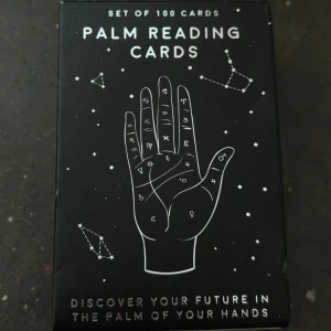 Palm reading kort  - Oanvänd, köpt för 99kr