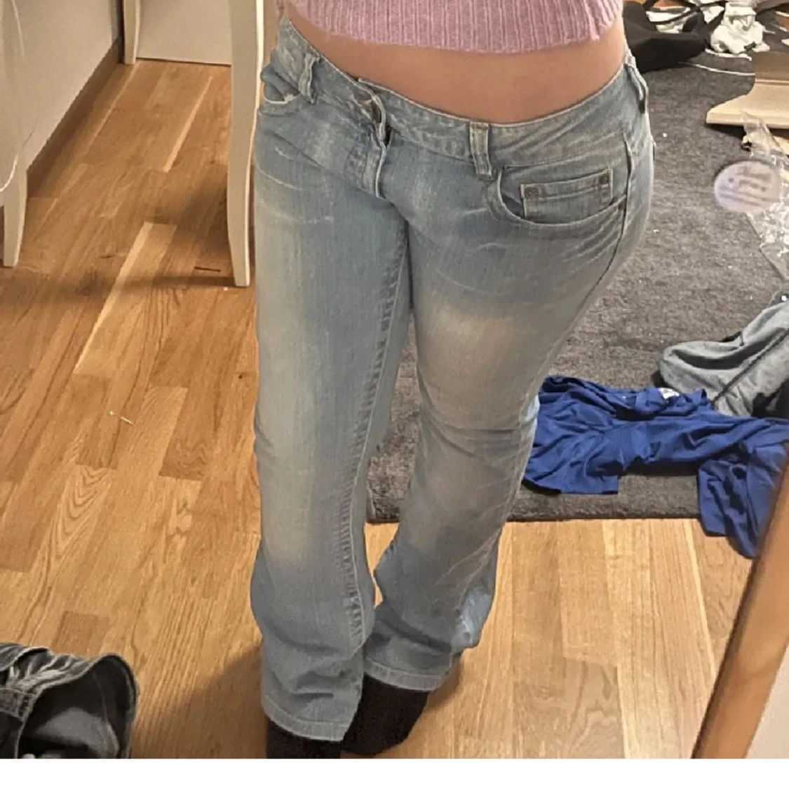 Lågmidjade jeans - 92