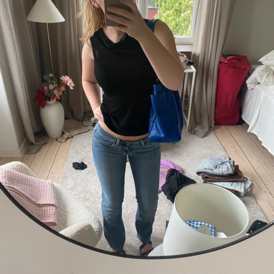 Lågmidjade jeans