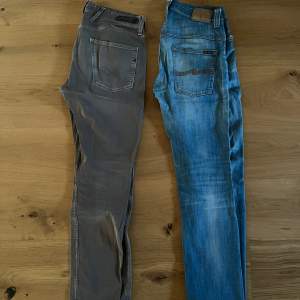 Säljer dessa jeans då dem inte längre passar mig Dem är i bra skick Replay storlek: 32 Nudie storlek: W31 L34  250 kr styck eller 400 för båda