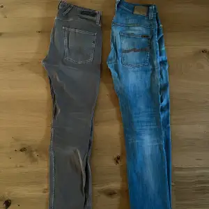 Säljer dessa jeans då dem inte längre passar mig Dem är i bra skick Replay storlek: 32 Nudie storlek: W31 L34  400 kr styck eller 600 för båda
