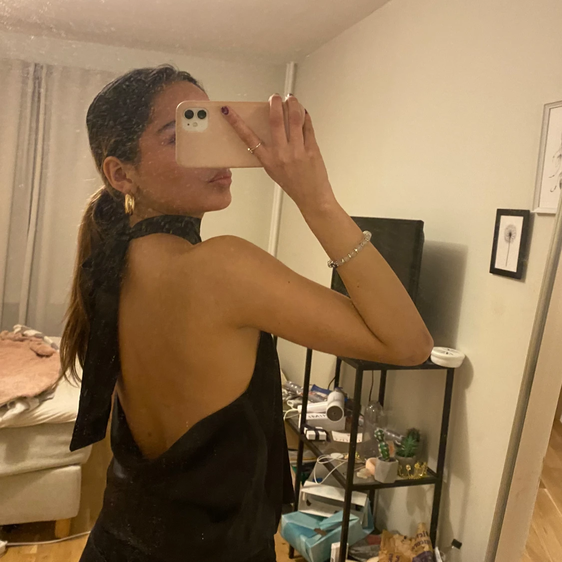 Halterneck topp - 90