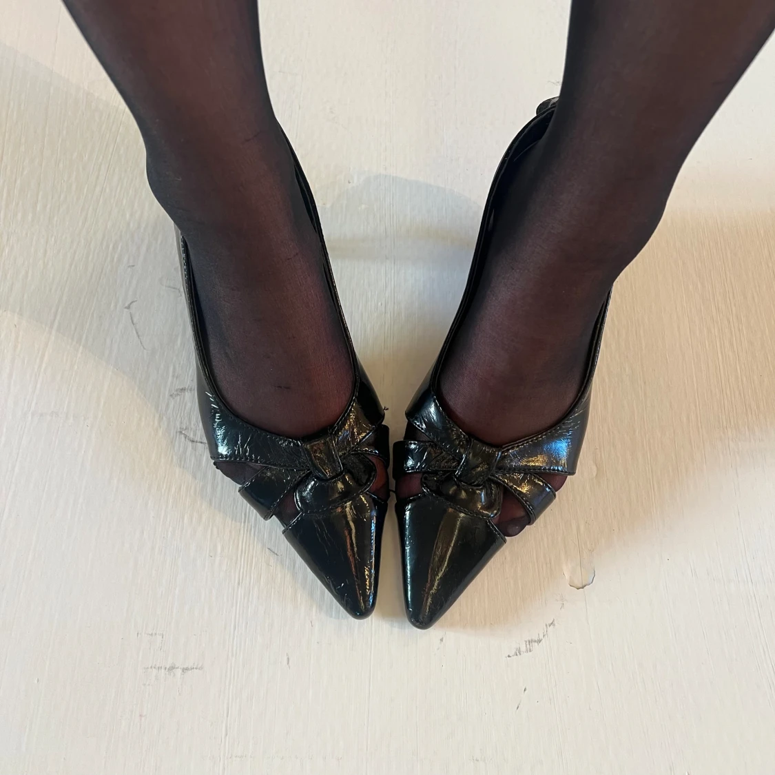 Spetsiga Kitten heels