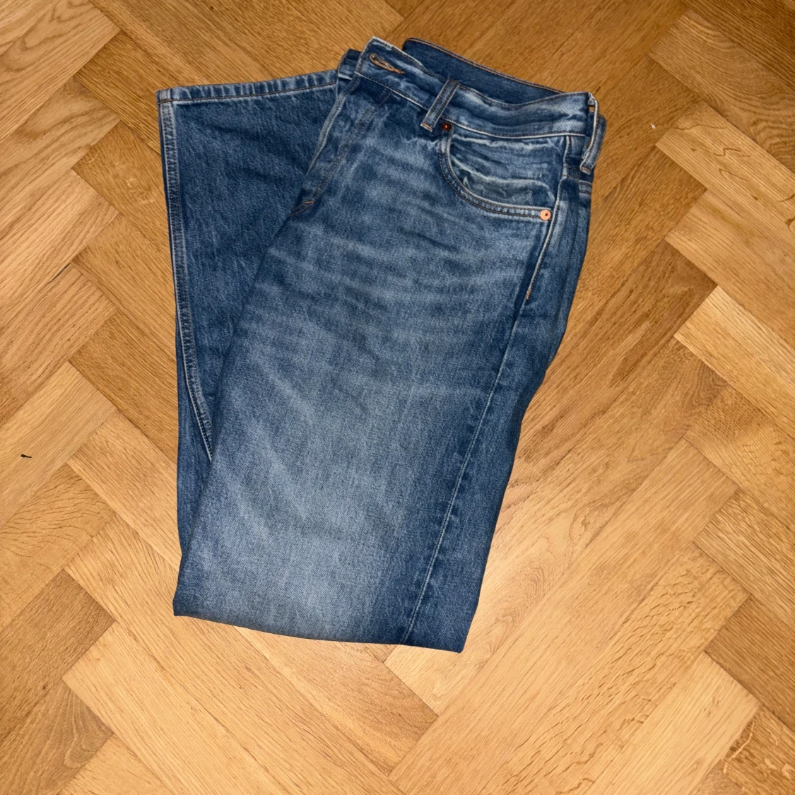 Blåa Weekday jeans