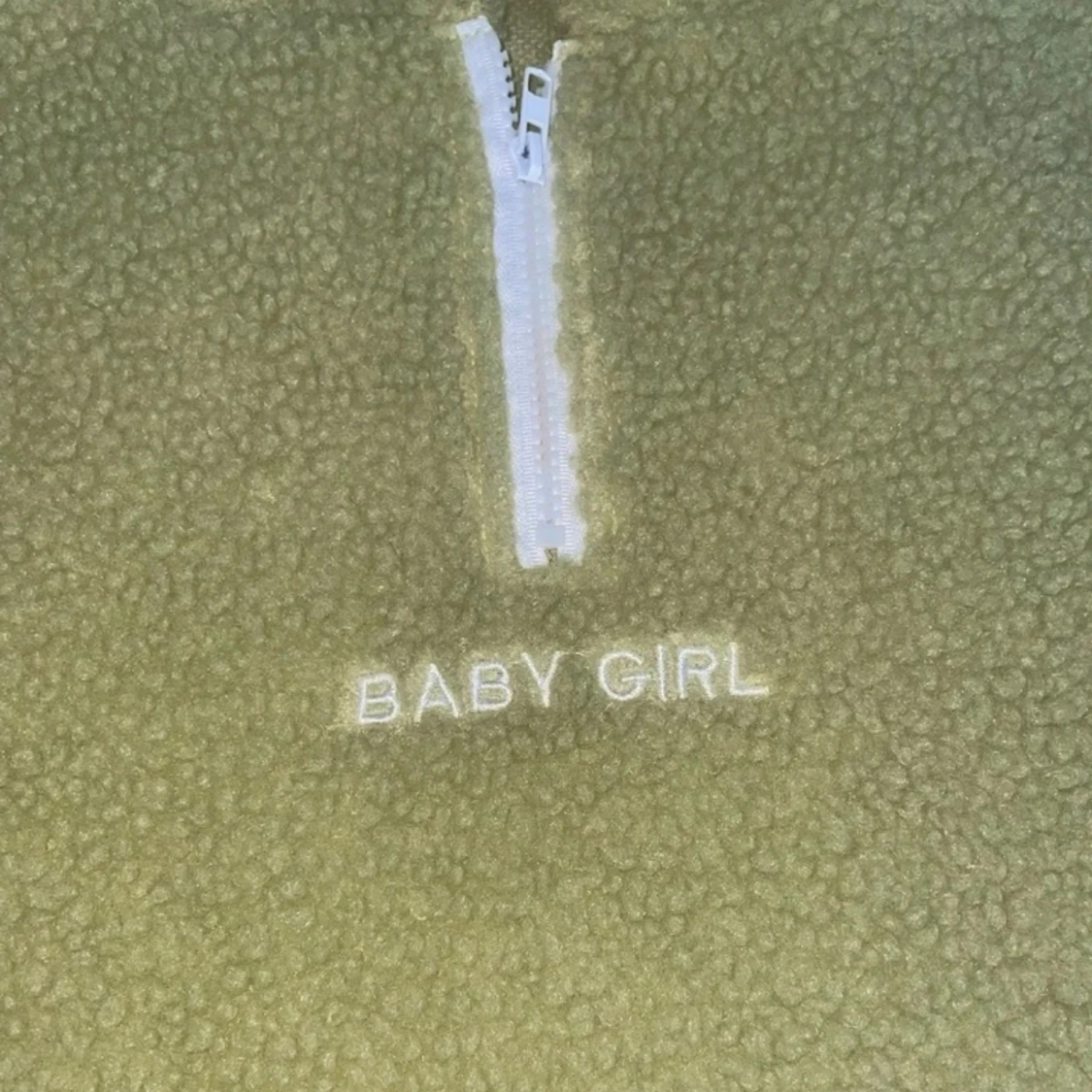 Lime grön tjocktröja  - 90