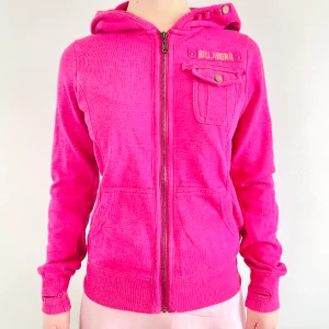 BillaBong zip-up hoodie - Rosa BillaBong Hoodie med dragkedja strl S