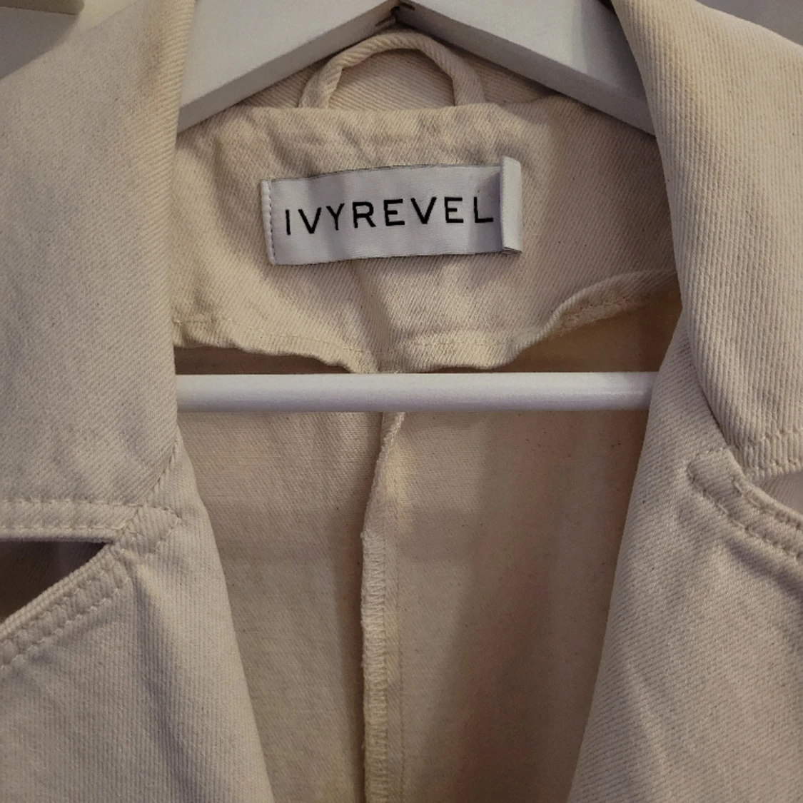 Beige vårkappa 36 - 91