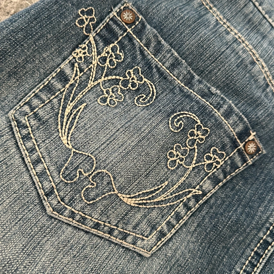 vintage 2000’s jeanskjol - 91