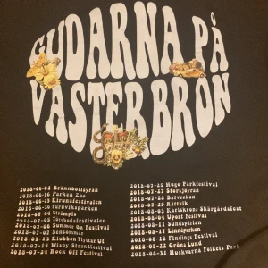 Hov1 hoodie  - Gudarna på västerbron hoodie från hov1. Jag köpte tröjan här på plick men den är ifrån hov1s konsär 2018. Den har ett hål innuti fickan som man ser på andra bilden, men inget jag har stört mig på. Annars bra skick. Storlek S.Köparen står för frakten🫶🏻