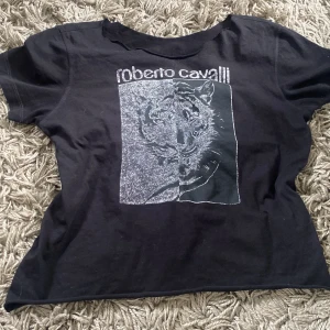 Roberto cavalli avklippt t-shirt - Roberto cavalli avlippt t-shirt, skit snygg men kommer inte till användning nu. 