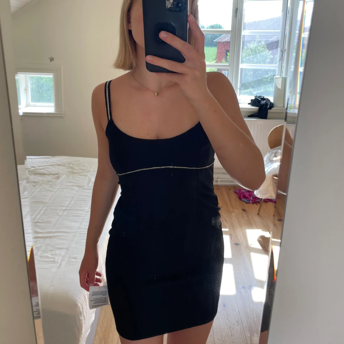 Svart Miniklänning