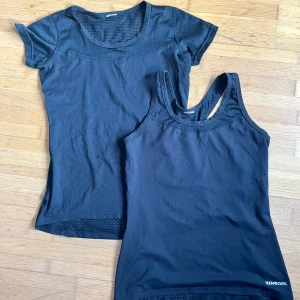 Sport Toppar  - Linne och t-shirt från New Body med mesh detaljer. En för 30kr, båda för 50kr