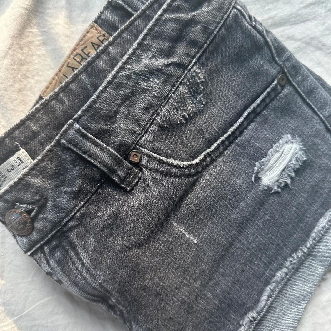 Low waist jeans shorts - 91