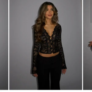 Venderbys topp - Säljer den slutsålda ”luna lacetop” från Venderbys. Toppen är helt oanvänd men då den är något liten på mig & frakten tillbaka är krånglig gör jag en intressekoll här. Storlek M/L men strechig så passar allt från S-liten L. Inköpt för 710kr + frakt