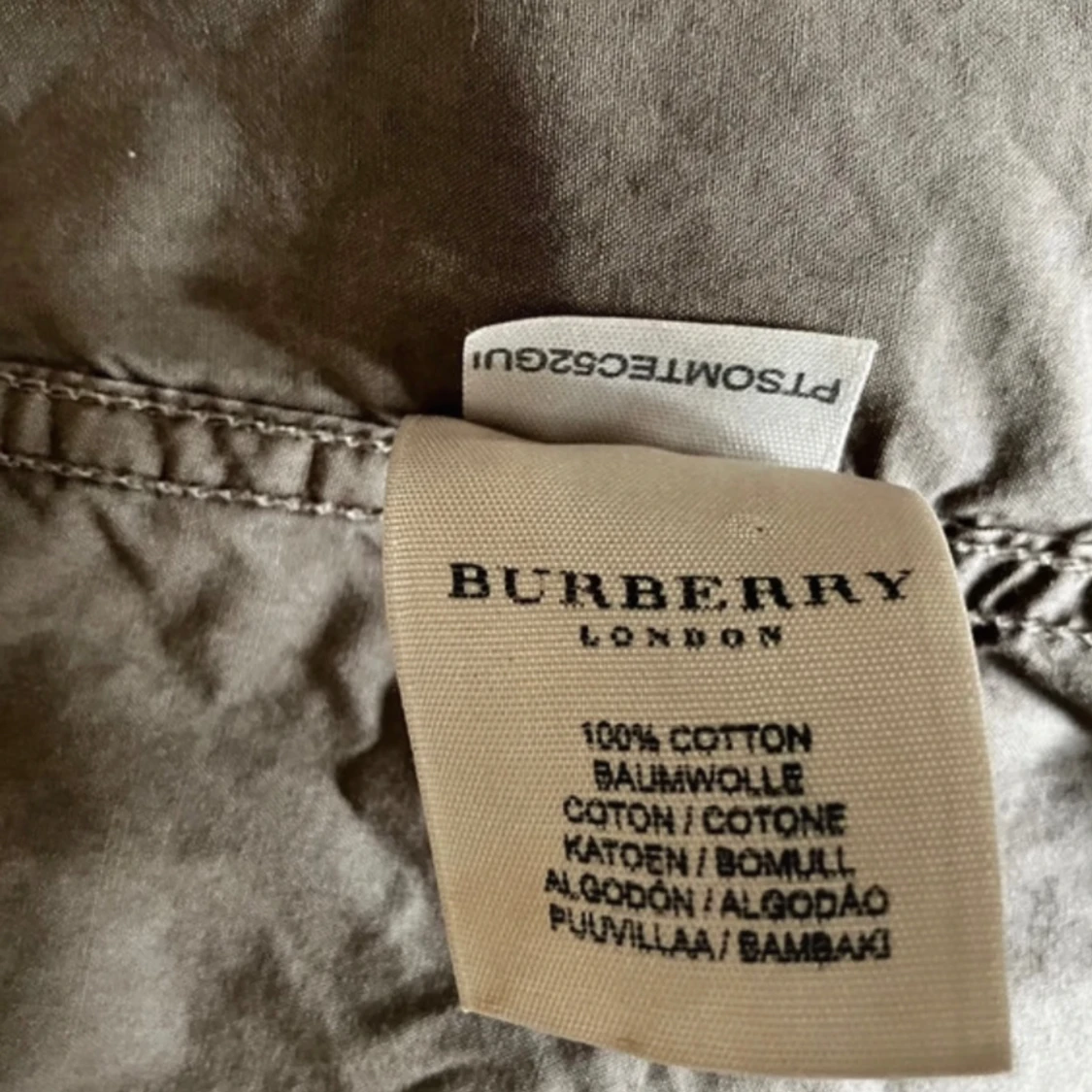Khaki burberry overshirt  - 91