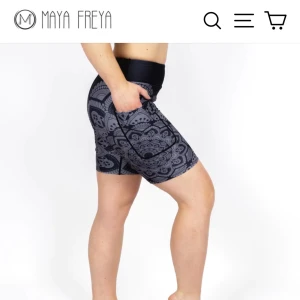 Tights korta - Mayafreya (Mandala shorts) korta tights med fickor på bägge sidor. 