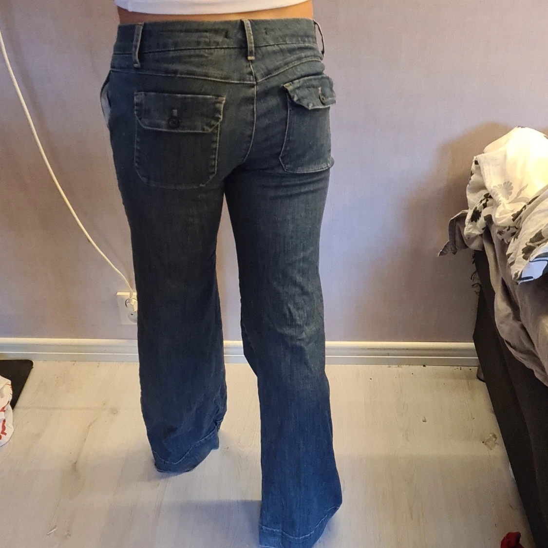Lågmidjade jeans - 90