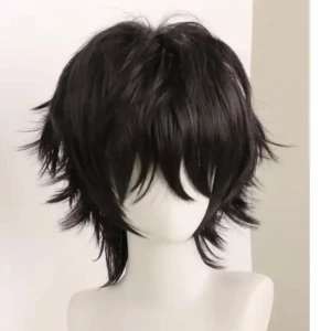 Black wig! - <DM FOR PIC’S>   Lightly styled but not crimped! Easy to re style and not too short <3 it was supposed to be for Luffy