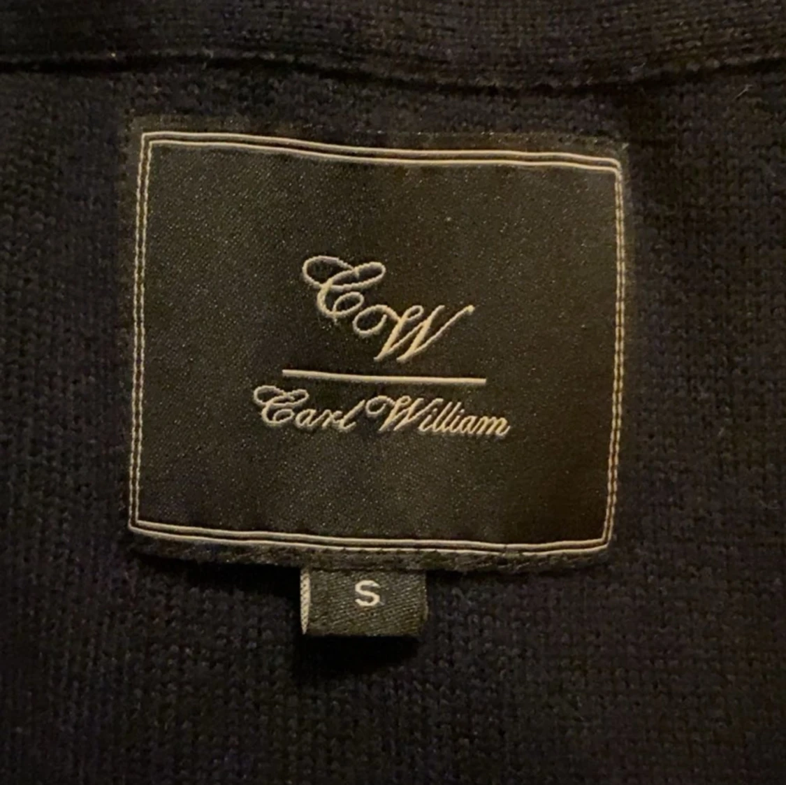 Carl William stickad zip up - 91