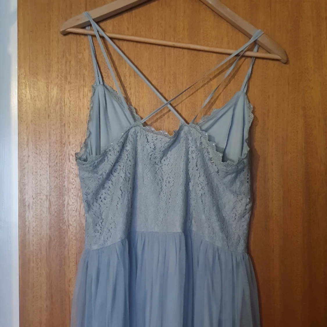 Blå långklänning  - 91