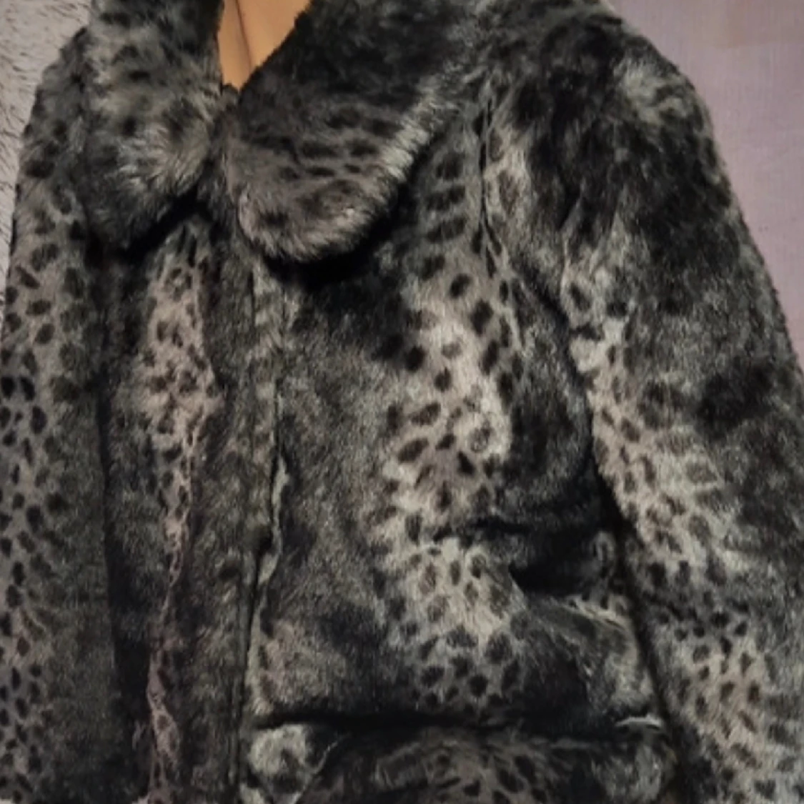 Leopard pälsjacka - 91