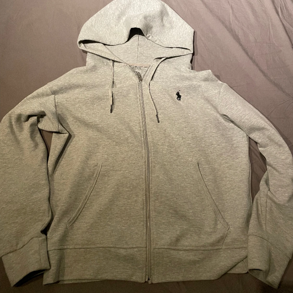 Ralph lauren double knit zip up