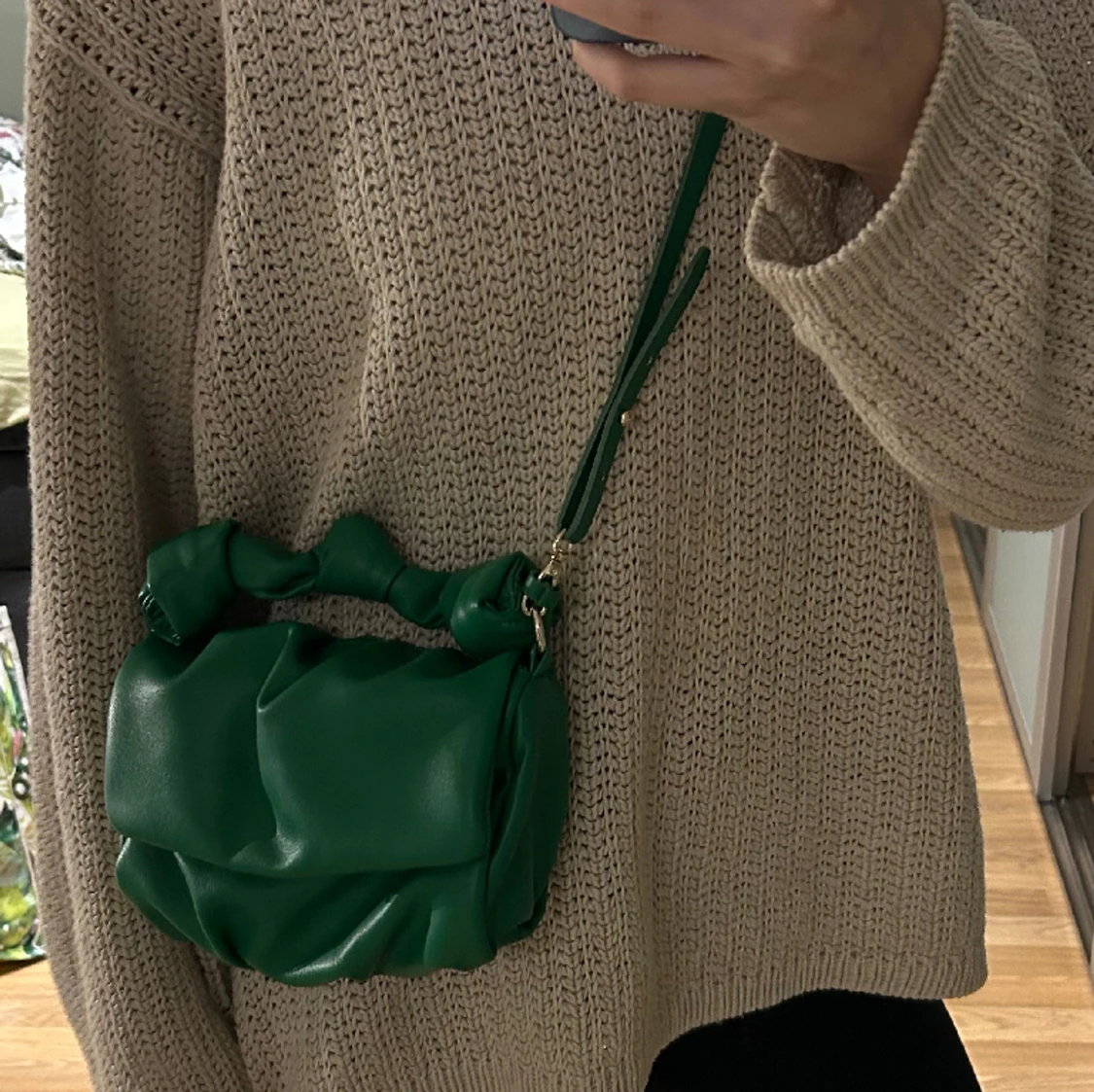 Grön handväska