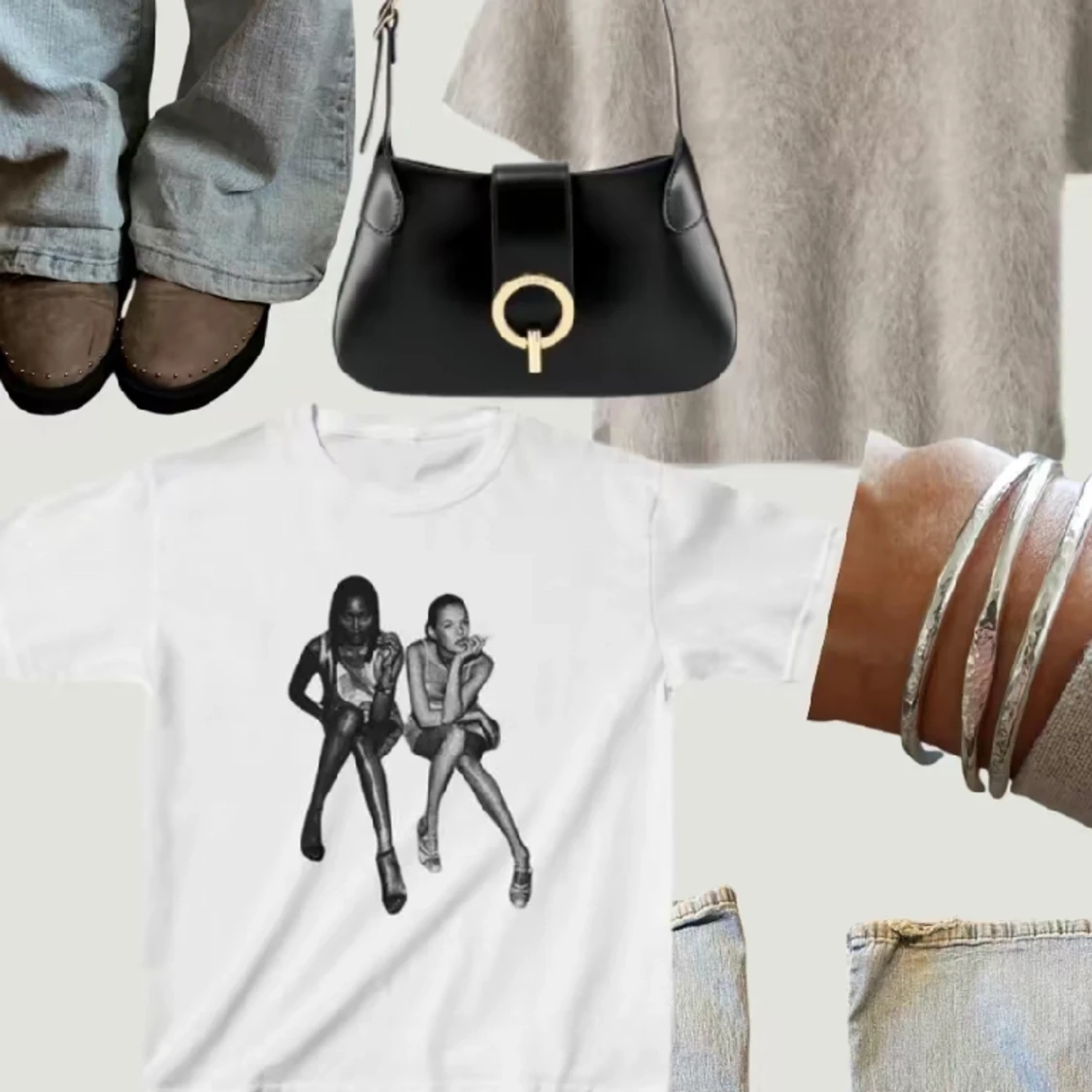 Print we trust baby tee - 90