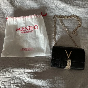 Valentino väska  - Oanvänd väska från Valentino. Dustbag kommer med. Tyvärr har jag inte kvar kvitto. Kan mötas upp i centrala Uddevalla annars står köparen för frakt.  Pris går att diskuteras med rätt att jag nekar, inte massa skambud tack🌸 Katt finns i hemmet 
