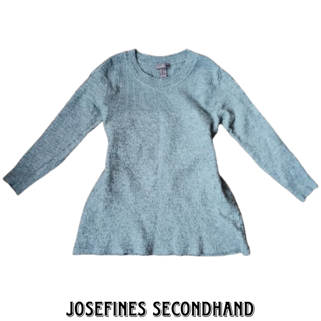 Stickad grå tröja - 92