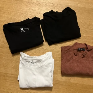 Färgade T-shirts  - Tighta T-shirt som är sjukt bekväma men säljer pågrund av att de inte kommer till användning. 50kr/st. Skriv för fler bilder. 4 för 190kr. Storleken är L/XL men de passar även M.