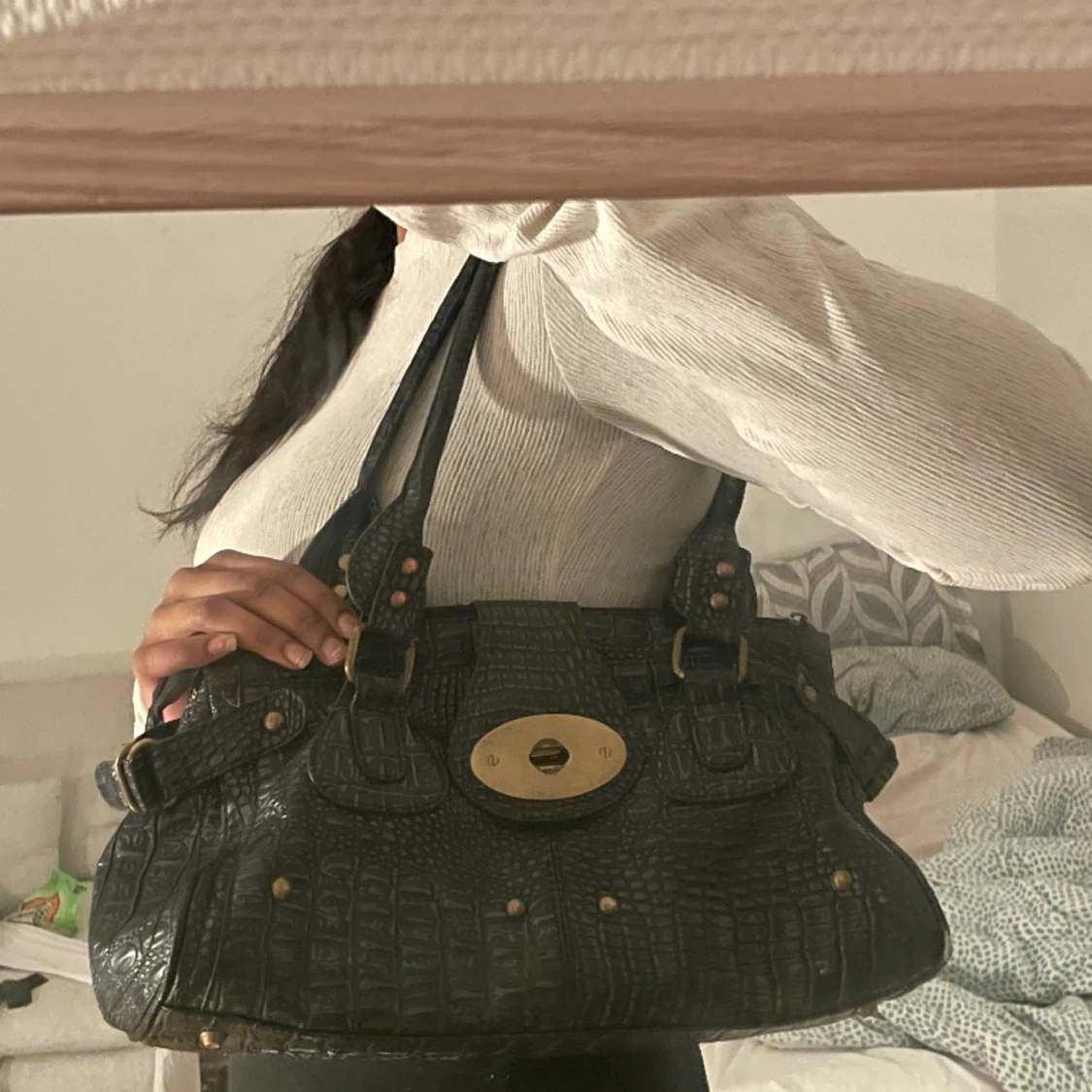 Svart axelväska - 91