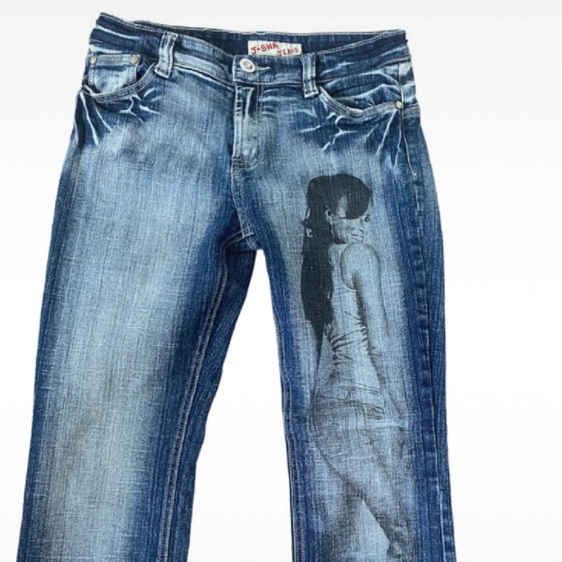 Lågmidjade bootcut jeans