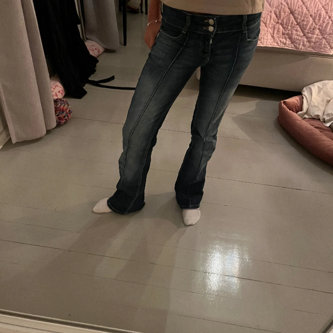 Lågmidjade jeans  - 90