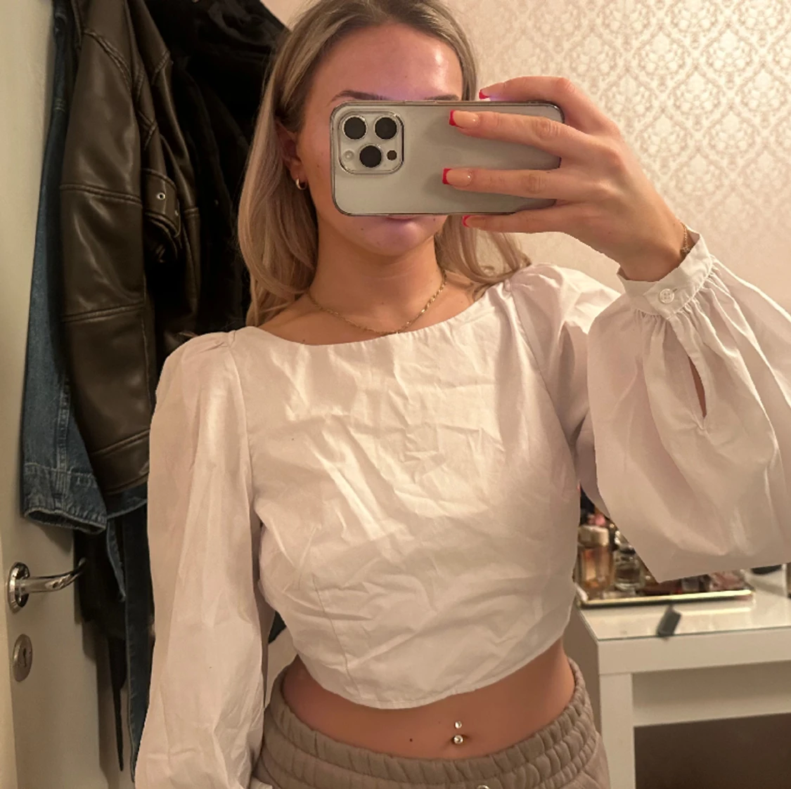 Topp med öppen rygg 