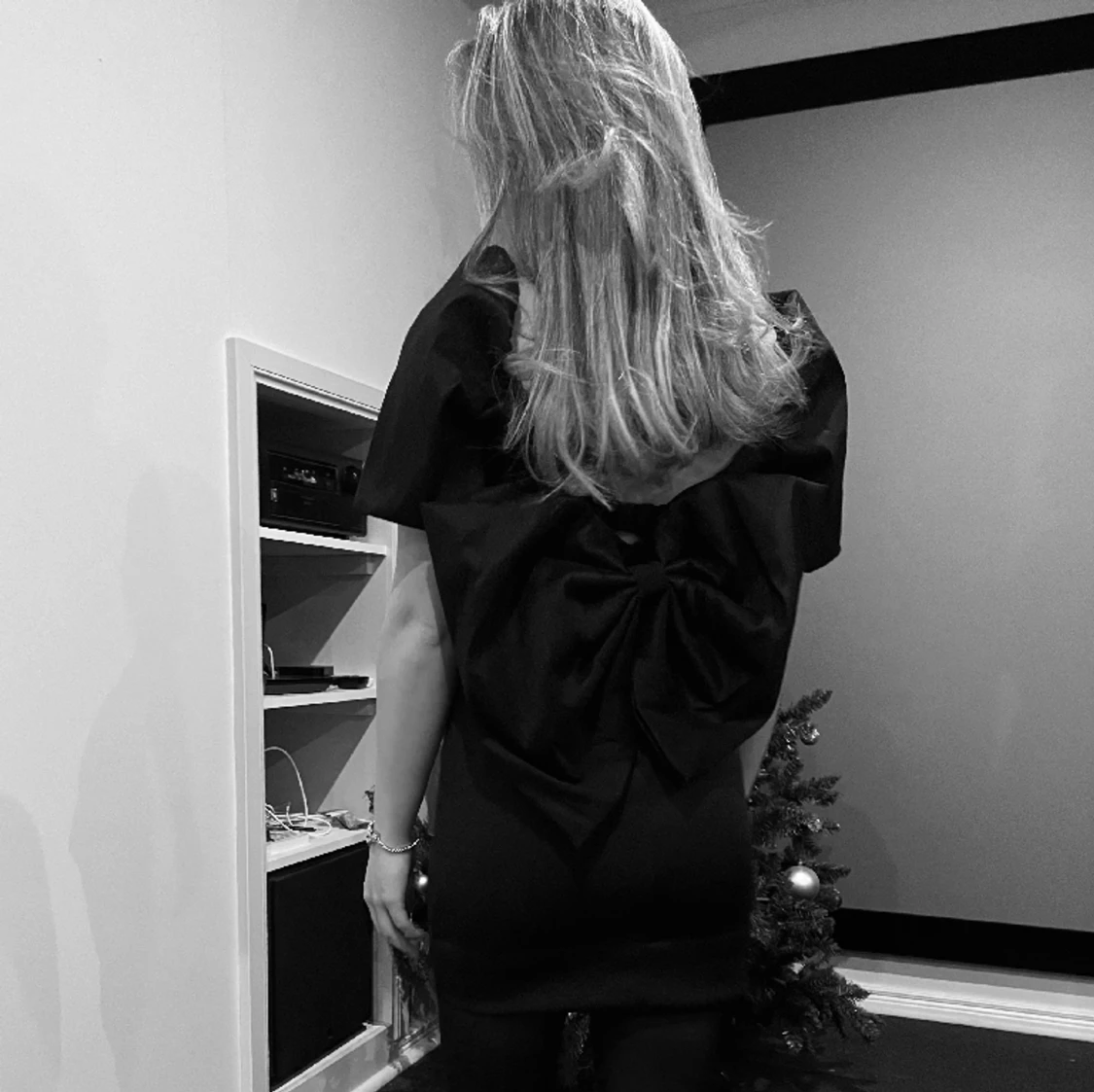 Klänning med rosett - 90