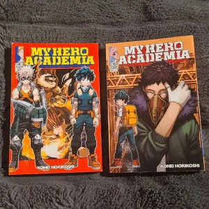 My hero academia manga vol 13-18 - My hero academia manga vol. 3 - 18. Bra skick! Endast läst en gång och sedan plaserats på en hylla Lite böjda sidor men så pass små att det knappt syns [Kan skicka bilder om tillfrågad] Original pris 99kr 50kr var Köpare står för frakt!!