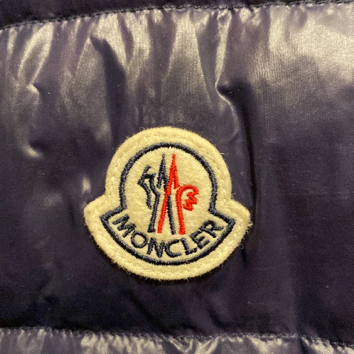 Mörkblå moncler Gui väst - 90