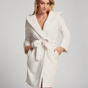 Morgonrock Fleece  - Säljer en helt ny och oanvänd morgonrock från Hunkemöller i storlek xs/s