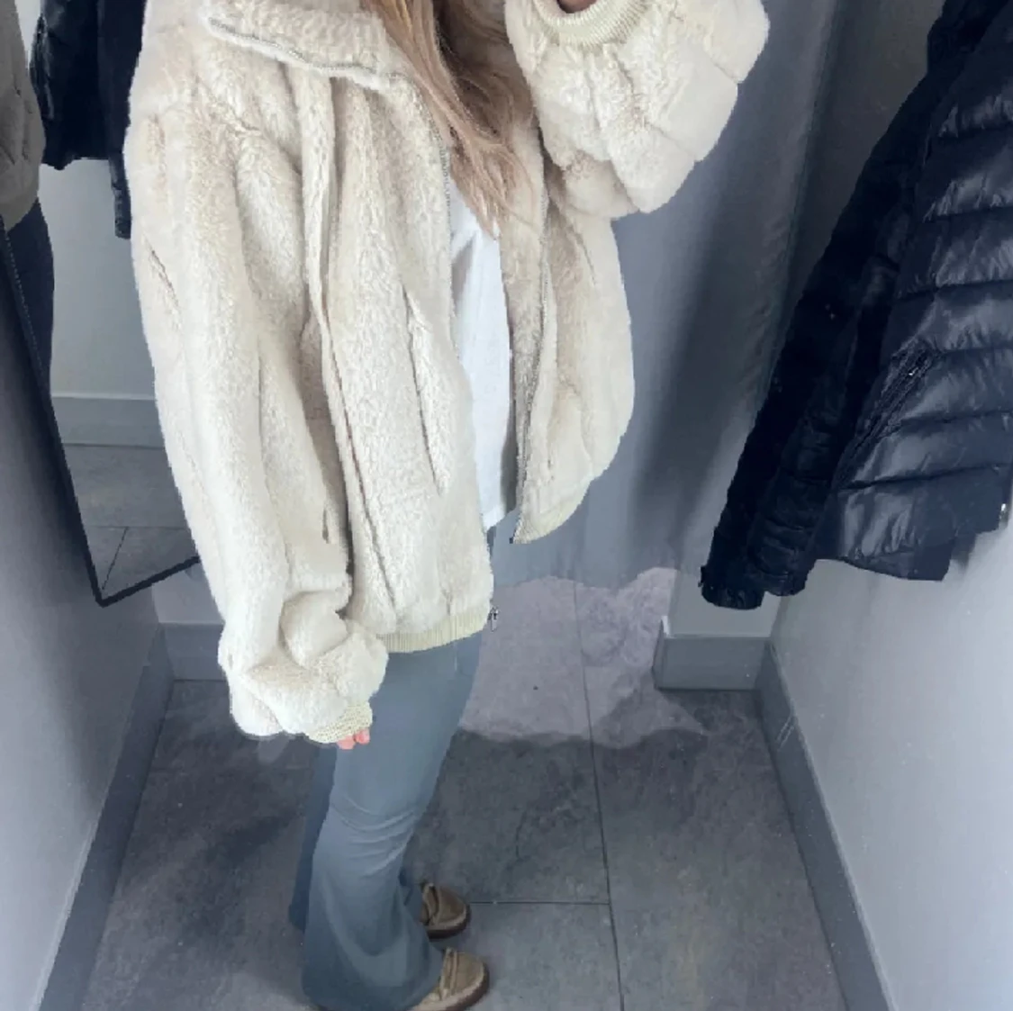 Fuskpälsjacka hm  - 90